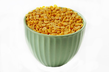 Yellow lentils or Arhar daal