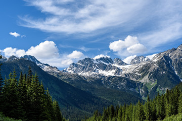 Fototapeta na wymiar Rogers Pass National Historic Site of Canada, Glacier National Park, British Columbia, Canada