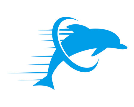 dolphin silhouette fish nautical marine life image animal