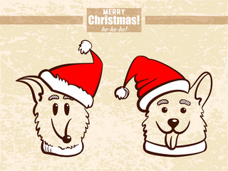 Collection Hand Drawn Puppies