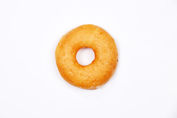 Obraz na płótnie Canvas Delicious donut isolated on white background.