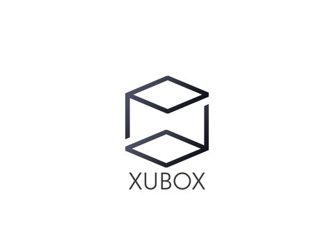 abstract box cube logo icon template. blockchain and technology thing concept symbol.