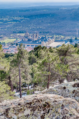 Naklejka premium El Escorial monastery near Madrid, Spain.