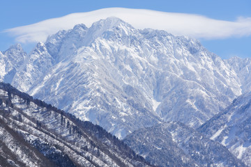 Fototapeta na wymiar 冬の剱岳