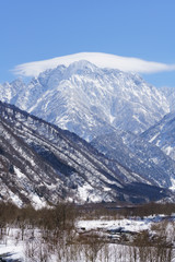 Fototapeta na wymiar 冬の剱岳