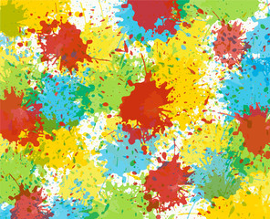 Colorful splat watercolor background / texture - vector.
