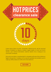 Hot Prices Clearance Sale on Vector Illustration
