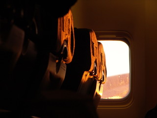 airplane seat travel