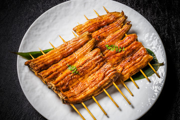 最高級日本産鰻の蒲焼 high quality Japanese broiled eel 