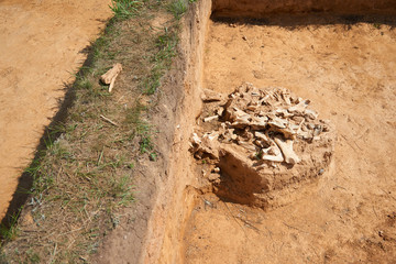 Archaeological excavations. In archaeology, excavation is the exposure, processing and recording of archaeological remains. An excavation site or 