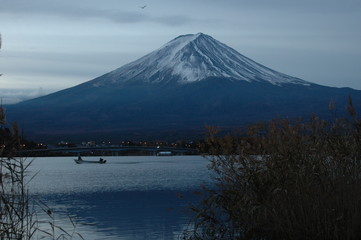 Fototapeta premium 河口湖大橋 富士山 