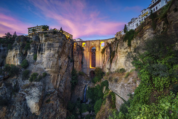 El Tajo Canyon Ronda Malaga Espagne