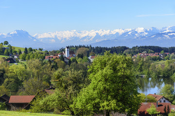 Fototapeta na wymiar Frühling bei Lindau am Bodensee