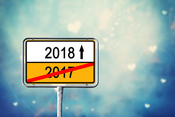 2018 neues Jahr