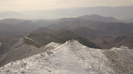 金峰山　冠雪