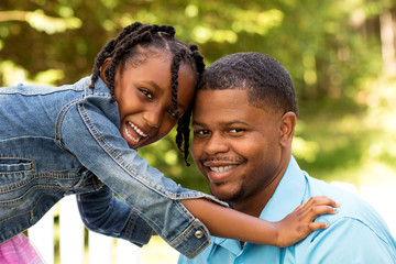 Fototapeta premium Happy African American Family.