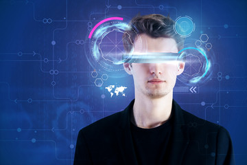 Future and technology concept