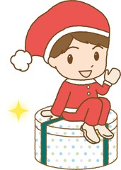 男の子サンタ