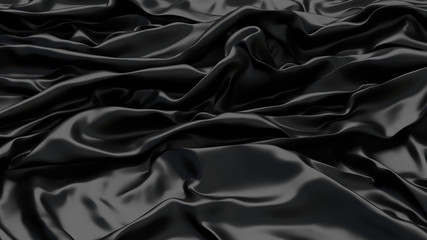 Obraz premium 3D Illustration Abstract Black Background