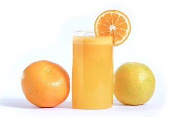 Glass of fresh Orange juice 