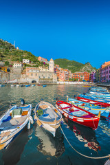 Fototapeta premium Vernazza in Cinque Terre, Liguria, Italy.