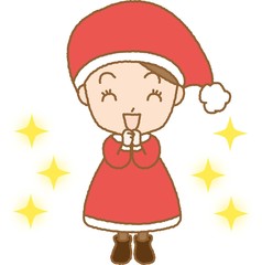 笑顔のサンタクロース