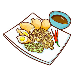 Cute and funny Indonesian cuisine 