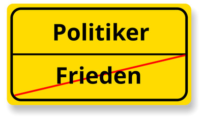 Politiker Frieden