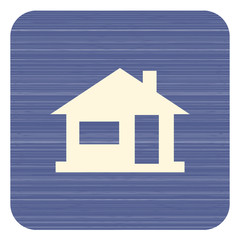 Home icon, house silhouette