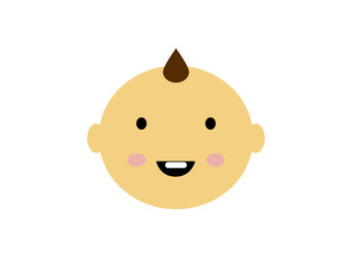 Portrait of happy smiling baby.