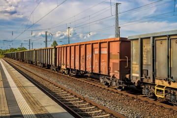 Fototapeta na wymiar Güterverkehr