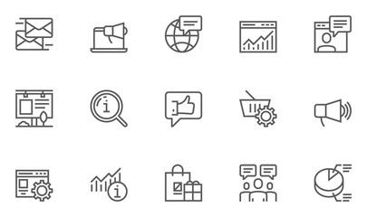 Simple Set of Stock Market Related Vector Line Icons. Contains such Icons as Gainers, Losers, Bear, Bull, IPO, Currency Exchange and moreEditable Stroke. 48x48 Pixel Perfect.