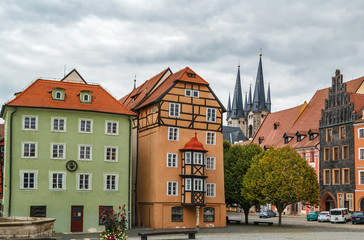 Fototapeta premium Houses known as Spalicek, Cheb, Czech republic