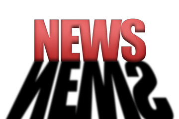 Titulo de noticias en rojo.