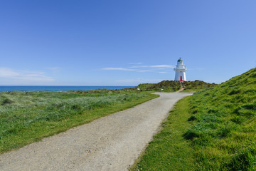 Lighthouse in south island New Zealand