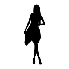 woman silhouette-model