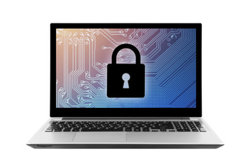 Computer security system on laptop