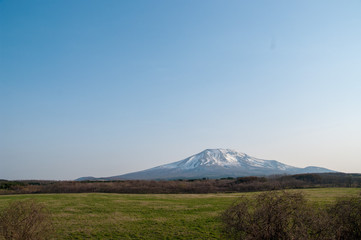 裏から見た駒ヶ岳
