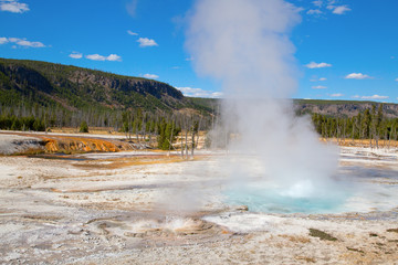 Black sands geyser basin