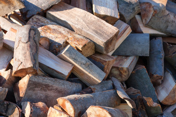 Stack pieces of woods as background
