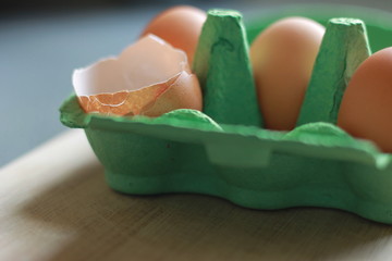Hen eggs