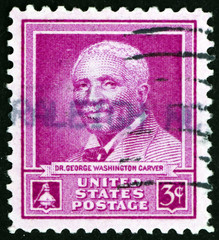 Postage stamp USA 1948 Dr. George Washington Carver