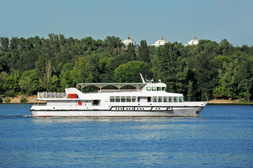 Motor travel river ship