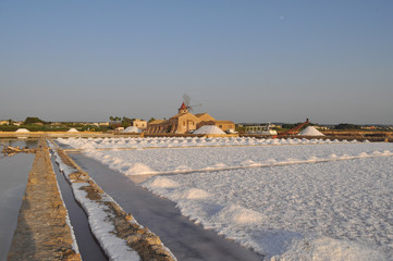 Obraz premium Saline (Salt flats) in Marsala