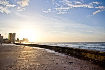 Fototapeta premium Tramonto Malecon 