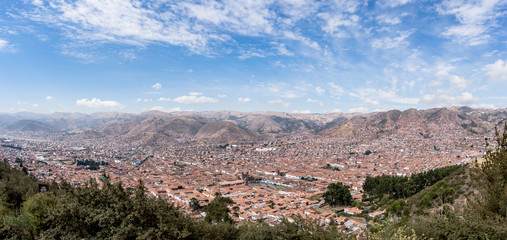 Cusco city on the Adean Moutain - Peru