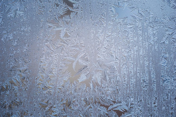 Icy glass natural pattern