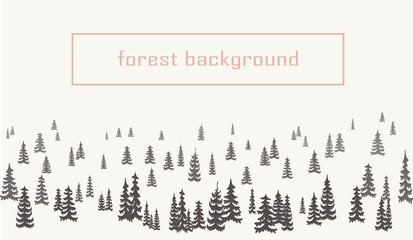 forest background vector.