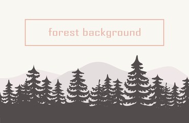 forest background vector.