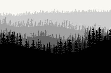 forest background vector.
